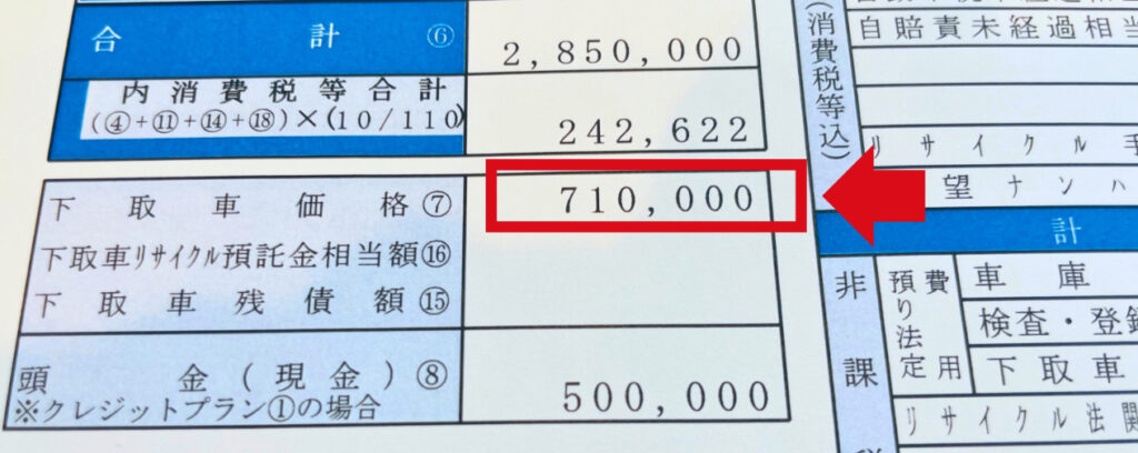 NBOXの見積もり