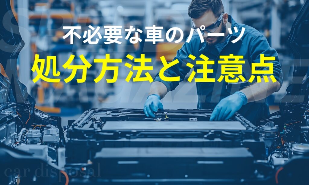 車のパーツ処分方法